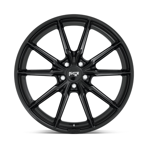 Niche M240 RAINIER Gloss Black 19x9.5 +50 5x112mm 66.6mm - Wheelwiz