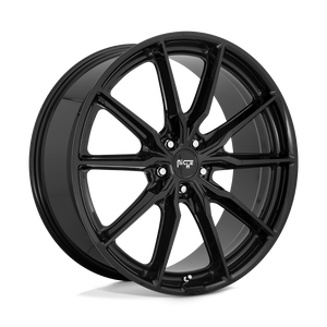 Niche M240 RAINIER Gloss Black 22x9 +38 5x108mm 72.6mm - WheelWiz