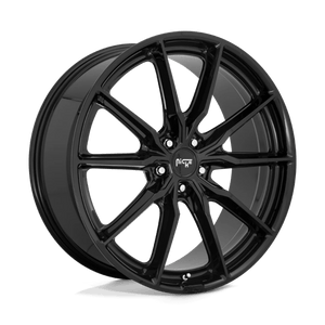 Niche M240 RAINIER Gloss Black 22x9 +38 5x108mm 72.6mm - WheelWiz