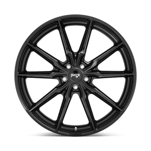 Niche M240 RAINIER Gloss Black 22x9 +38 5x108mm 72.6mm - WheelWiz