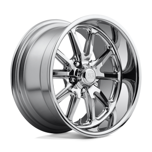 US MAG U110 RAMBLER Chrome Plated 20x10.5 +30 5x120mm 72.6mm - WheelWiz