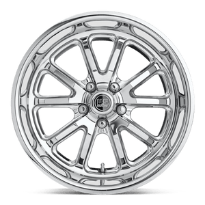 US MAG U110 RAMBLER Chrome Plated 17x8 +1 5x127mm 78.1mm - Wheelwiz