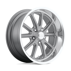 US MAG U111 RAMBLER Matte Gun Metal Machined 20x10.5 +30 5x120mm 72.6mm - WheelWiz