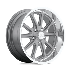US MAG U111 RAMBLER Textured Gray W/ Dc Lip 18x7 +1 5x120.65mm 72.6mm