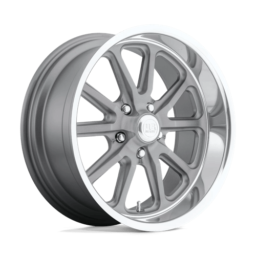 US MAG U720 TORQUE Matte Gun Metal Machined 18x16 -152 5x114.3mm 72.6mm - Wheelwiz
