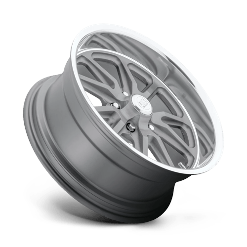 US MAG U111 RAMBLER Textured Gray W/ Dc Lip 18x9.5 +1 5x120.65mm 72.6mm - Wheelwiz