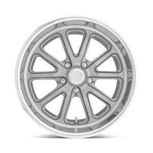 US MAG U720 TORQUE Matte Gun Metal Machined 18x16 -152 5x114.3mm 72.6mm - Wheelwiz