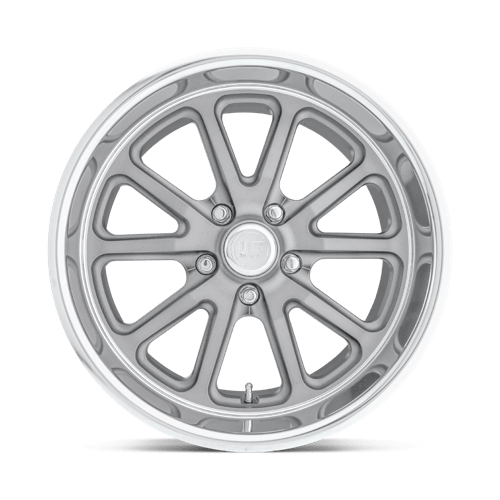 US MAG U111 RAMBLER Textured Gray W/ Dc Lip 18x9.5 +1 5x127mm 78.1mm - Wheelwiz