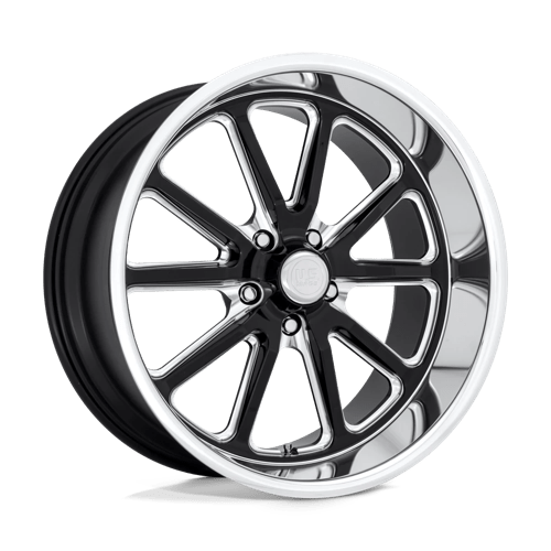 US MAG U117 RAMBLER Gloss Black Milled 22x9 +1 5x127mm 78.1mm - Wheelwiz
