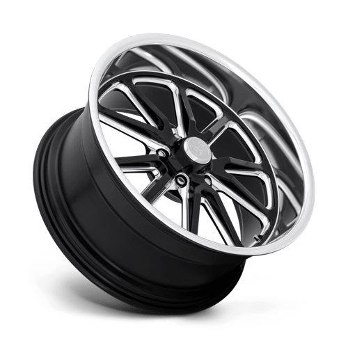 US MAG U117 RAMBLER Gloss Black Milled 20x9.5 +1 5x127mm 78.1mm - Wheelwiz
