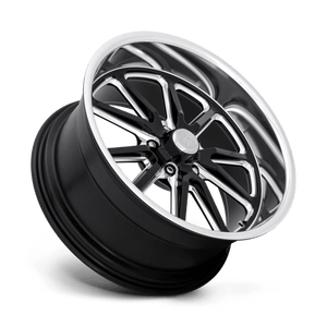 US MAG U117 RAMBLER Gloss Black Milled 18x8 +1 5x120.65mm 72.6mm - Wheelwiz