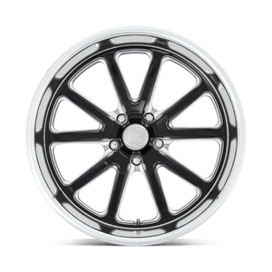 US MAG U117 RAMBLER Gloss Black Milled 18x7 +1 5x114.3mm 72.6mm