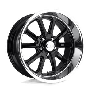 US MAG U121 RAMBLER Gloss Black 18x9.5 +1 5x120.65mm 72.6mm - Wheelwiz