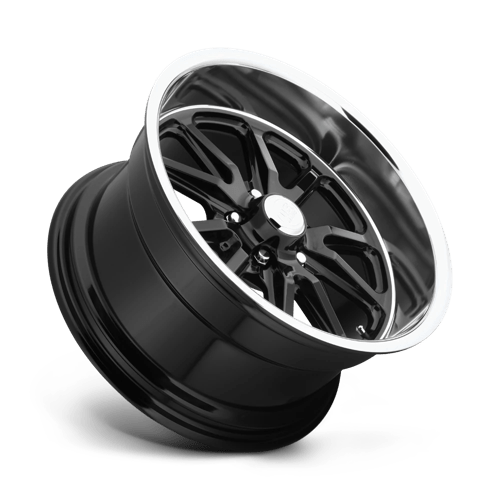 US MAG U121 RAMBLER Gloss Black 20x8 +1 5x120.65mm 72.6mm - Wheelwiz