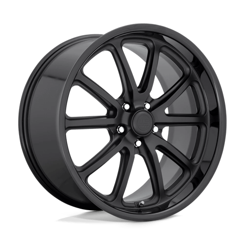 US MAG U123 RAMBLER Gloss Black Matte Black 20x10 +40 5x114.3mm 72.6mm - WheelWiz