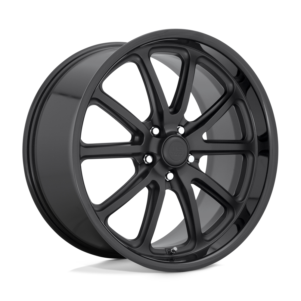 US MAG U123 RAMBLER Gloss Black Matte Black 20x10 +40 5x114.3mm 72.6mm - WheelWiz