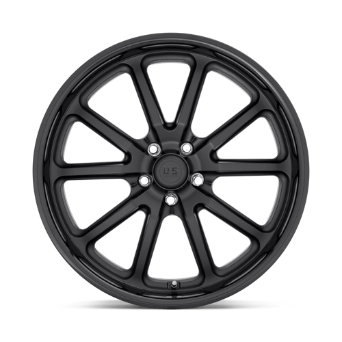 US MAG U123 RAMBLER Gloss Black Matte Black 20x8.5 +32 5x114.3mm 72.6mm - Wheelwiz