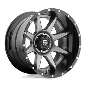 Fuel Offroad D238 RAMPAGE Matte Gun Metal Black Lip 20x10 -19 6x135mm 87.1mm - 2 PIECE - WheelWiz