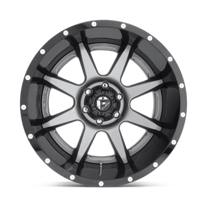 Fuel Offroad D238 RAMPAGE Matte Gun Metal Black Lip 22x14 -70 5x127mm 78.1mm - 2 PIECE - Wheelwiz