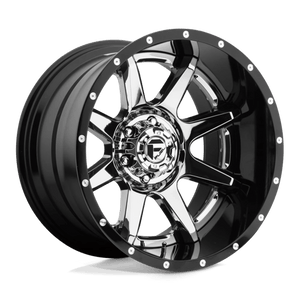 Fuel Offroad D247 RAMPAGE Chrome Plated Gloss Black Lip 20x10 -19 8x170mm 125.1mm - 2 PIECE - WheelWiz