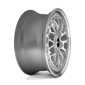 Rotiform R155 LSR Gloss Silver Machined 19x8.5 +45 5x112mm 66.6mm - Wheelwiz