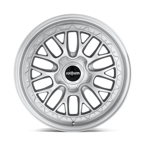 Rotiform R155 LSR Gloss Silver Machined 19x8.5 +45 5x112mm 66.6mm - Wheelwiz