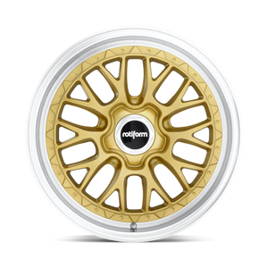 Rotiform R156 LSR Matte Gold Machined 18x8.5 +45 5x112mm 66.6mm - Wheelwiz