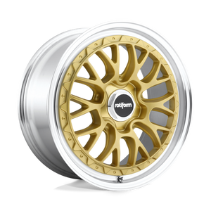 Rotiform R156 LSR Matte Gold Machined 18x8.5 +45 5x112mm 66.6mm - Wheelwiz