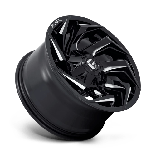 Fuel Offroad D753 REACTION Gloss Black Milled 20x9 +1 6x135|6x139.7mm 106.1mm - Wheelwiz