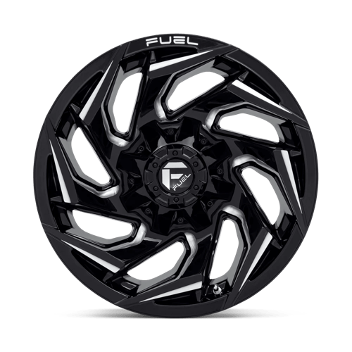 Fuel Offroad D753 REACTION Gloss Black Milled 18x9 +1 8x170mm 125.1mm - Wheelwiz