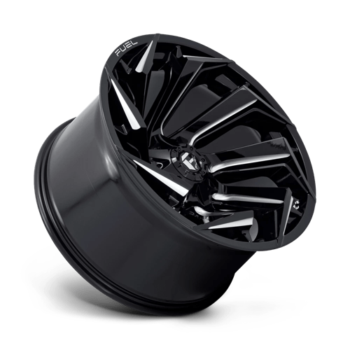 Fuel Offroad D753 REACTION Gloss Black Milled 22x12 -44 8x170mm 125.1mm - Wheelwiz