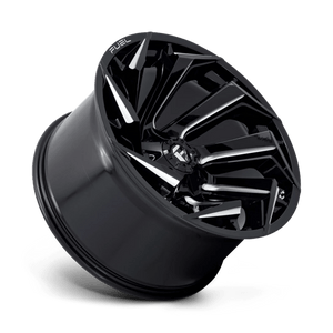 Fuel Offroad D753 REACTION Gloss Black Milled 22x12 -44 8x170mm 125.1mm - Wheelwiz