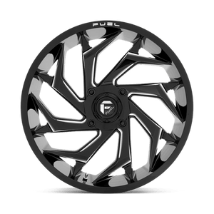 Fuel Offroad D753 REACTION Gloss Black Milled 18x7 +13 4x137mm 110.1mm - Wheelwiz