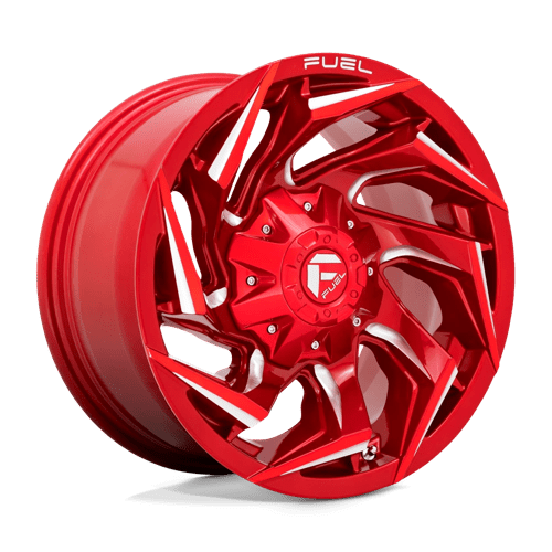 Fuel Offroad D754 REACTION Candy Red Milled 17x9 -12 5x114.3|5x127mm 78.1mm - Wheelwiz