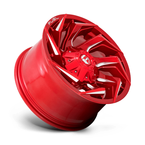 Fuel Offroad D754 REACTION Candy Red Milled 18x9 +1 8x180mm 124.2mm - Wheelwiz