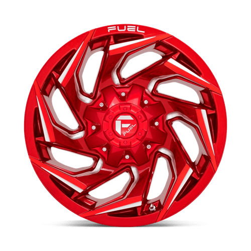 Fuel Offroad D754 REACTION Candy Red Milled 15x8 -18 5x114.3|5x120.65mm 72.6mm - Wheelwiz