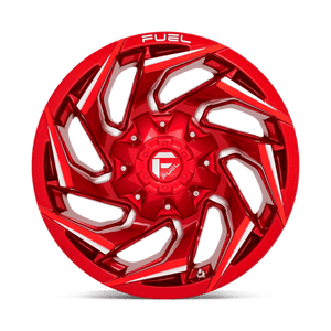 Fuel Offroad D754 REACTION Candy Red Milled 15x8 -18 5x114.3|5x120.65mm 72.6mm - Wheelwiz