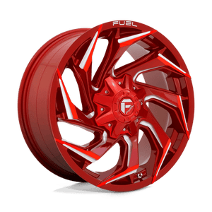 Fuel Offroad D754 REACTION Candy Red Milled 20x9 +20 8x165.1mm 125.1mm - Wheelwiz