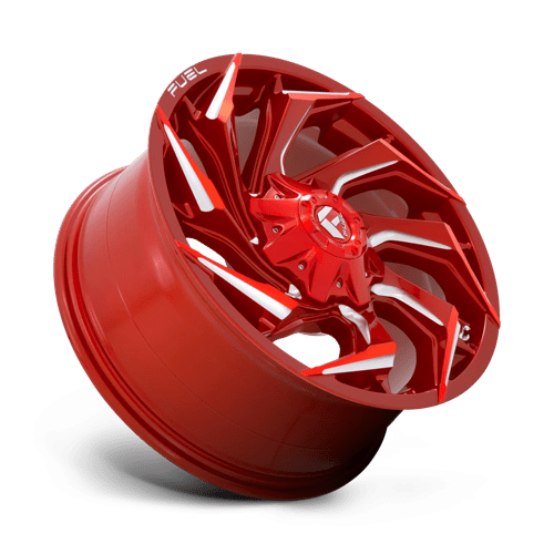 Fuel Offroad D754 REACTION Candy Red Milled 20x9 +20 8x180mm 124.2mm - Wheelwiz