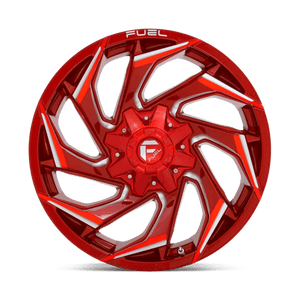 Fuel Offroad D754 REACTION Candy Red Milled 20x9 +20 8x165.1mm 125.1mm - Wheelwiz