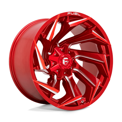 Fuel Offroad D754 REACTION Candy Red Milled 22x12 -44 8x170mm 125.1mm - Wheelwiz