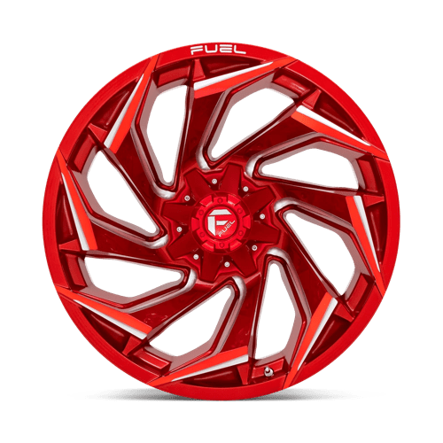 Fuel Offroad D754 REACTION Candy Red Milled 22x12 -44 8x170mm 125.1mm - Wheelwiz