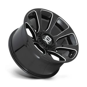 XD Series XD854 REACTOR Gloss Black Milled 20x10 -18 5x127|5x139.7mm 78.1mm - Wheelwiz