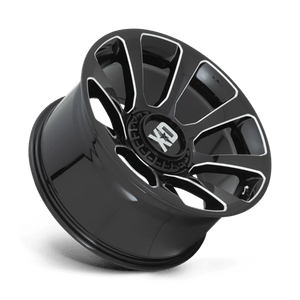 XD Series XD854 REACTOR Gloss Black Milled 20x9 0 5x139.7|5x150mm 110.1mm - Wheelwiz