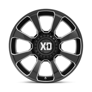 XD Series XD854 REACTOR Gloss Black Milled 20x9 0 5x127|5x139.7mm 78.1mm - Wheelwiz