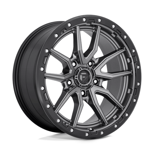 Fuel Offroad D680 REBEL Matte Gunmetal Black Bead Ring 20x9 +1 5x139.7mm 78.1mm - Wheelwiz