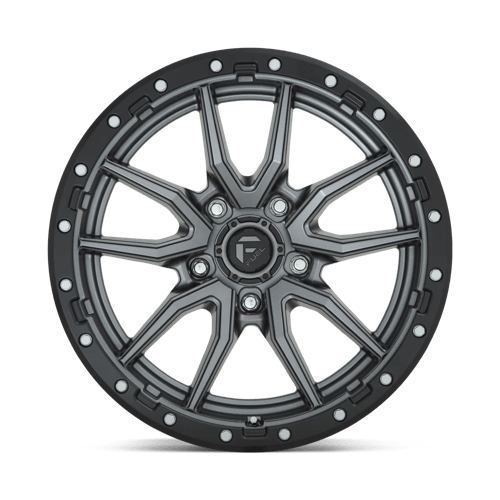 Fuel Offroad D680 REBEL Matte Gunmetal Black Bead Ring 20x9 +1 5x139.7mm 78.1mm - Wheelwiz