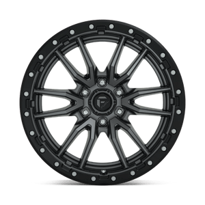 Fuel Offroad D680 REBEL Matte Gunmetal Black Bead Ring 20x10 -18 6x139.7mm 106.1mm - Wheelwiz