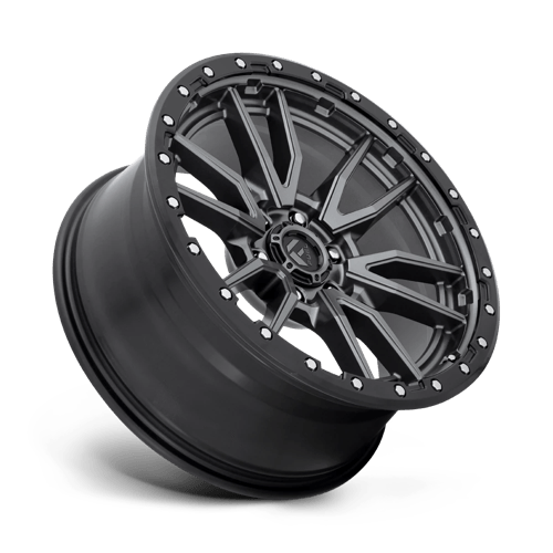 Fuel Offroad D680 REBEL Matte Gunmetal Black Bead Ring 20x9 +20 6x135mm 87.1mm - Wheelwiz