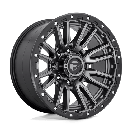 Fuel Offroad D680 REBEL Matte Gunmetal Black Bead Ring 20x10 -18 8x165.1mm 125.1mm - Wheelwiz